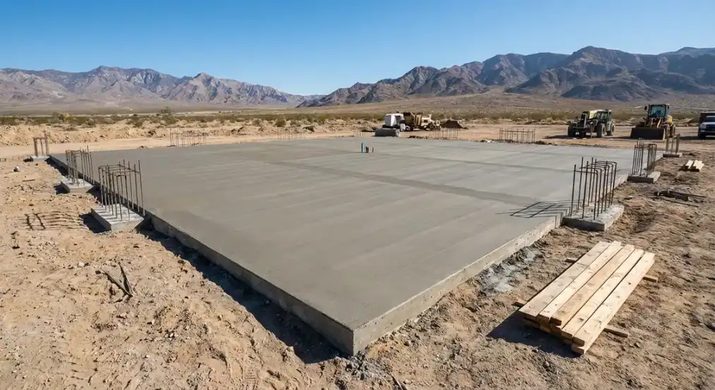 Rhode Concrete Final Concrete slab installation